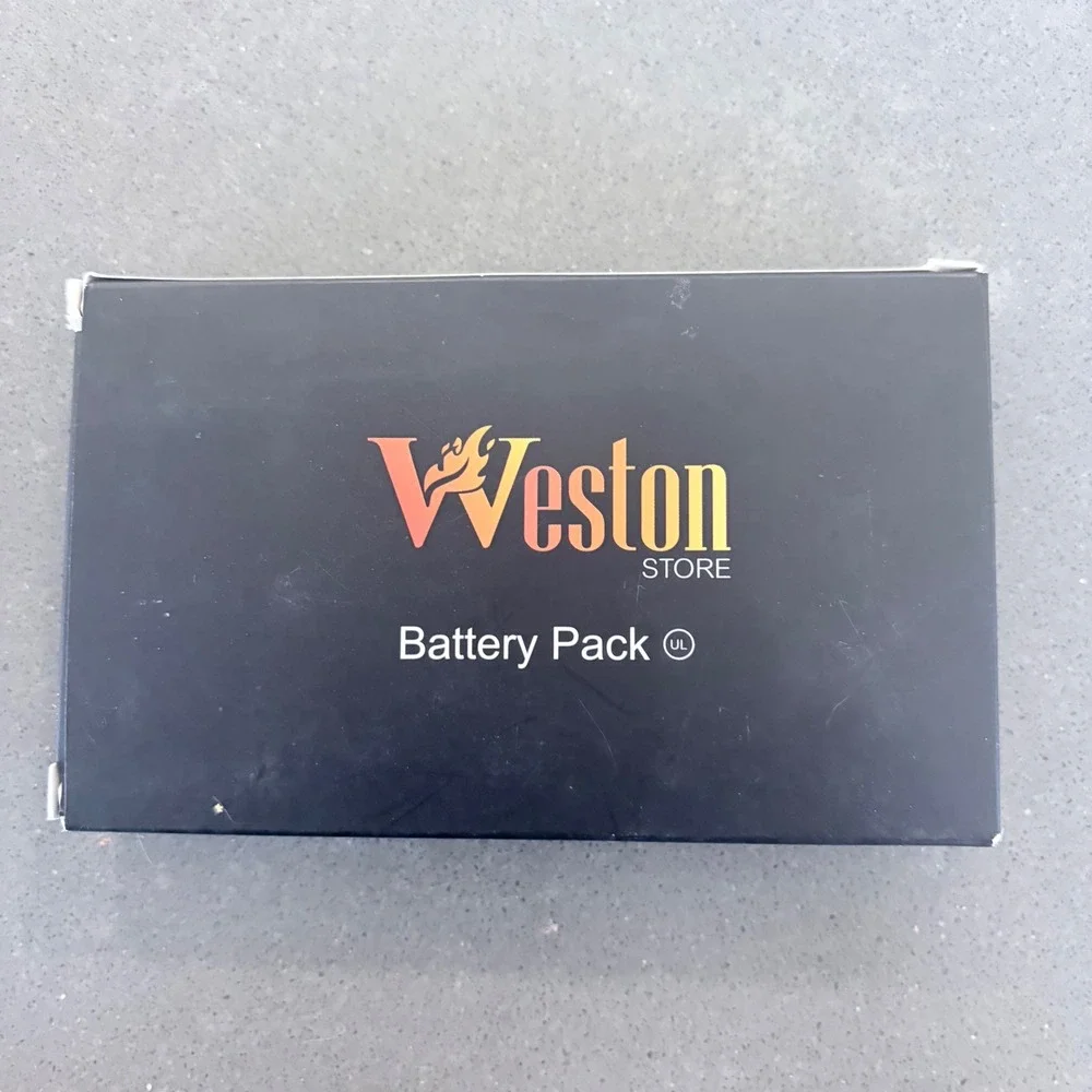 Weston Store 5000mAh Battery Pack Set of 2 for Heated Gear USB-C Black 18.5Wh